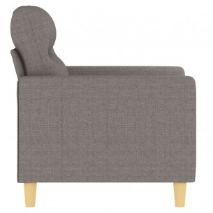 Fauteuil Taupe 60 cm Tissu