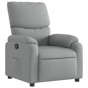 Fauteuil inclinable Gris clair Tissu
