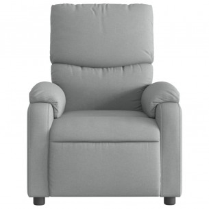 Fauteuil inclinable Gris clair Tissu