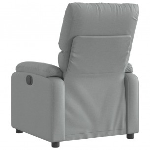 Fauteuil inclinable Gris clair Tissu