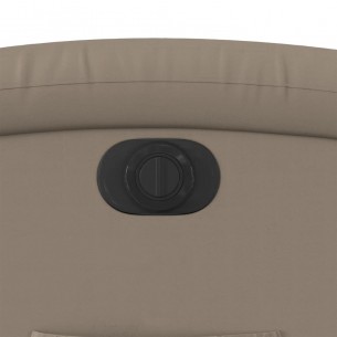 Fauteuil inclinable électrique Cappuccino Similicuir