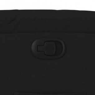 Fauteuil inclinable noir tissu