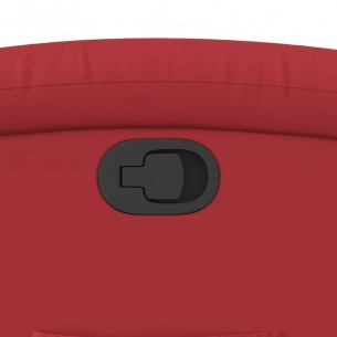 Fauteuil inclinable Rouge Similicuir