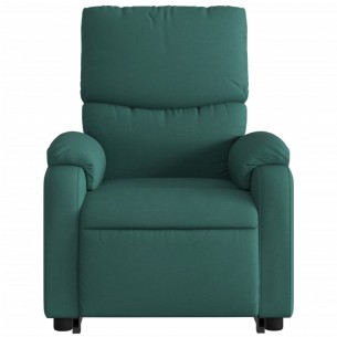 Fauteuil inclinable vert foncé tissu