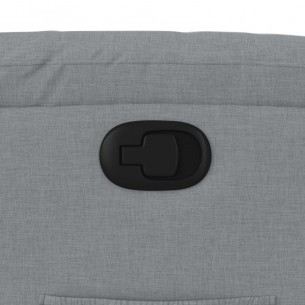 Fauteuil inclinable Gris clair Tissu
