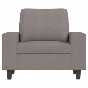 Fauteuil Taupe 60 cm Tissu