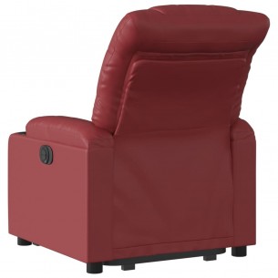 Fauteuil inclinable Rouge bordeaux Similicuir