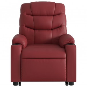 Fauteuil inclinable Rouge bordeaux Similicuir