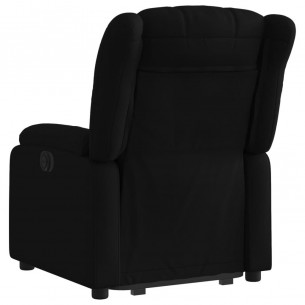 Fauteuil inclinable noir tissu