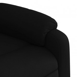 Fauteuil inclinable noir tissu
