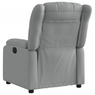 Fauteuil inclinable Gris clair Tissu