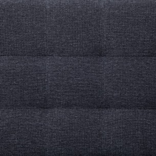 Canapé-lit en forme de L gris foncé polyester Canapé-lit en forme de L gris foncé polyester