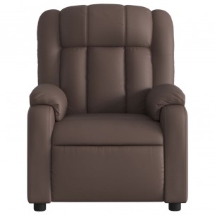 Fauteuil inclinable Marron Similicuir