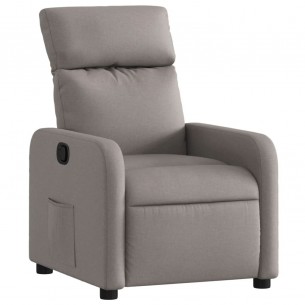 Fauteuil inclinable Taupe Tissu