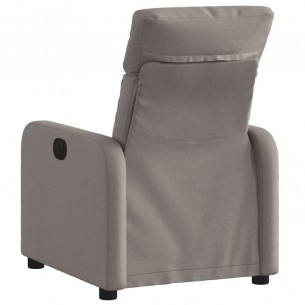 Fauteuil inclinable Taupe Tissu