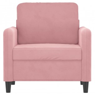 Fauteuil Rose 60 cm Velours