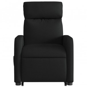 Fauteuil inclinable électrique noir tissu