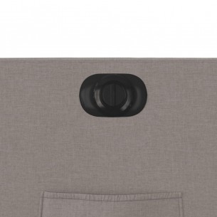Fauteuil inclinable électrique Taupe Tissu