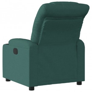 Fauteuil inclinable Vert foncé Tissu