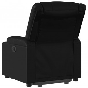 Fauteuil inclinable Noir Similicuir