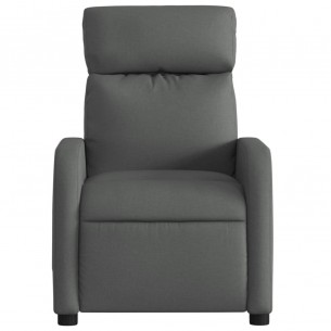Fauteuil inclinable Gris foncé Tissu