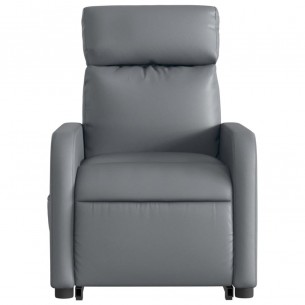 Fauteuil inclinable Gris Similicuir