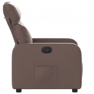 Fauteuil inclinable Marron Similicuir