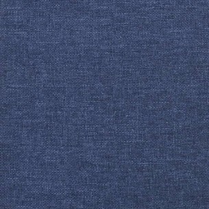 Repose-pied Bleu 78x56x32 cm Tissu