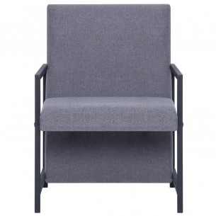 Fauteuil Gris clair Tissu
