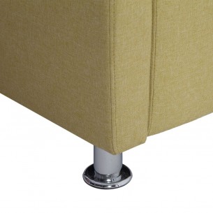 Fauteuil cube Vert Tissu