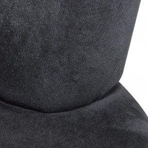 Chaise en forme de main Noir Velours Chaise en forme de main Noir Velours