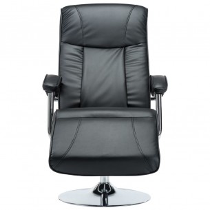 Fauteuil TV Noir Similicuir