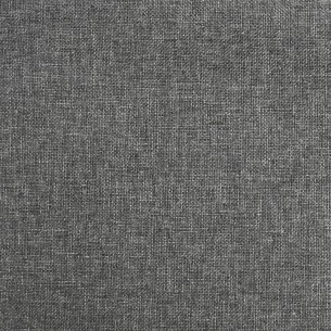Chaise à bascule avec tabouret Gris foncé Tissu