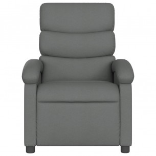 Fauteuil inclinable Gris foncé Tissu