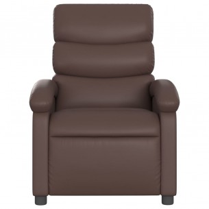 Fauteuil inclinable Marron Similicuir