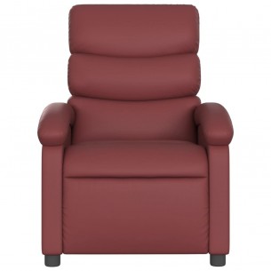 Fauteuil inclinable Rouge bordeaux Similicuir