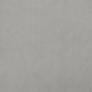 Fauteuil cabriolet gris clair velours