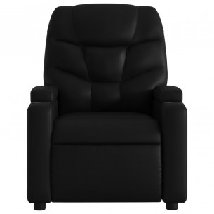 Fauteuil inclinable Noir Similicuir