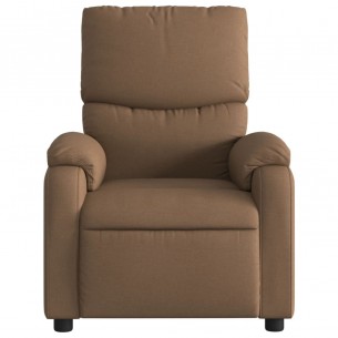 Fauteuil inclinable Marron Tissu