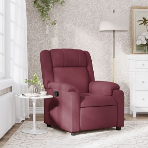 Fauteuil inclinable Rouge bordeaux Tissu
