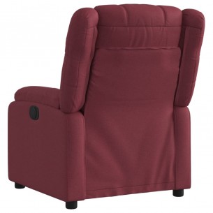 Fauteuil inclinable Rouge bordeaux Tissu