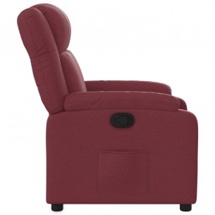Fauteuil inclinable Rouge bordeaux Tissu
