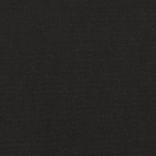 Canapé-lit à 2 places noir tissu