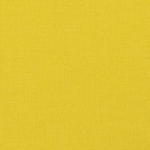 Canapé 3 places avec oreillers jaune clair 180 cm tissu