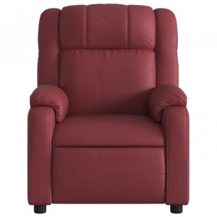 Fauteuil inclinable Rouge bordeaux Similicuir
