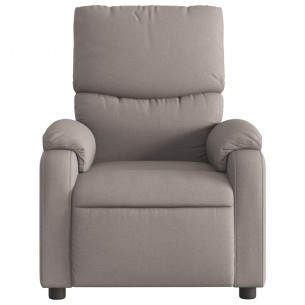 Fauteuil inclinable électrique Taupe Tissu