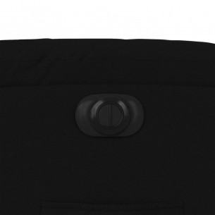 Fauteuil inclinable électrique Noir Tissu