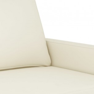 Fauteuil Crème 60 cm Velours
