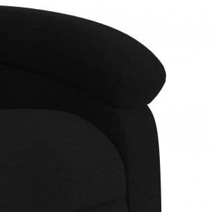 Fauteuil inclinable noir tissu