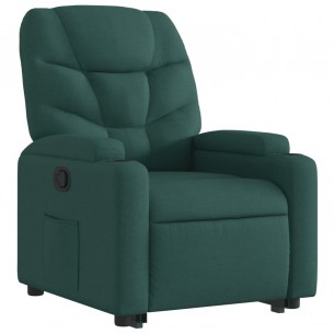 Fauteuil inclinable vert foncé tissu